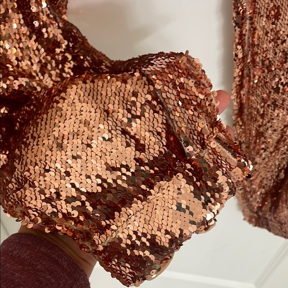 Vici Gold Sequin Sweatpants - Picture 5 of 5